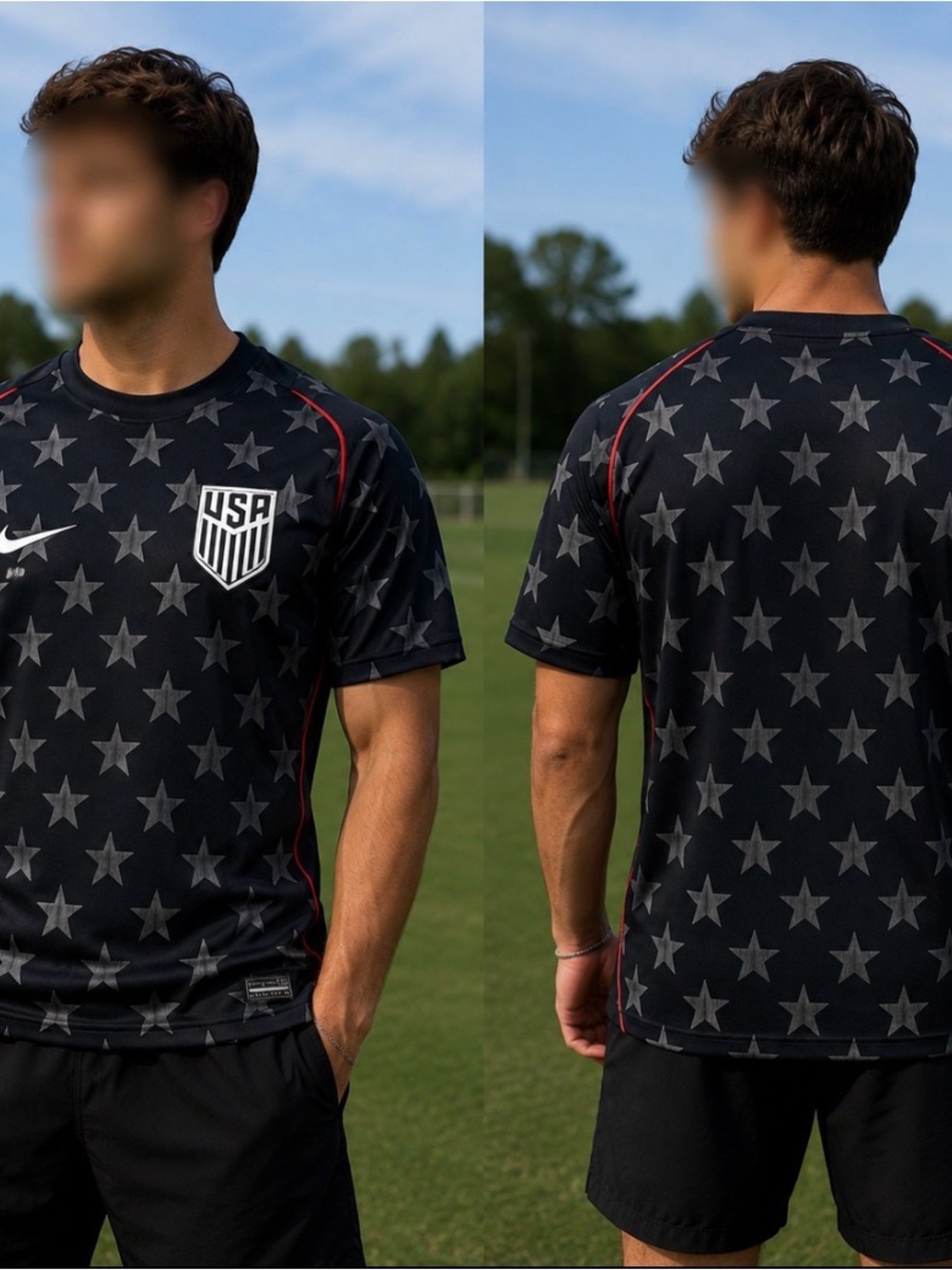 2026 USA Navy Away Stars Soccer Shirt Jersey Mens X-Large